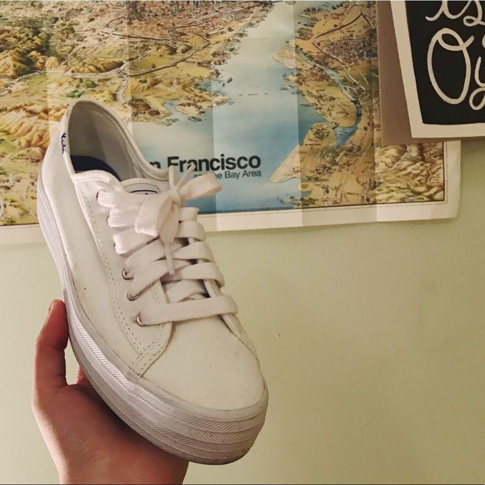 Women’s White Keds size 5 (US)